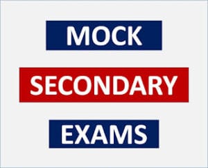 Mock Examinations for Secondary Schools – All Regions
