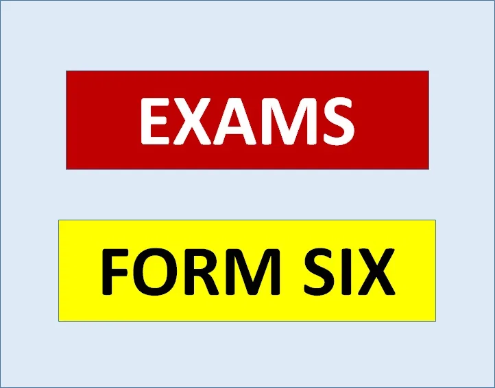 Form Six Exams – Monthly, Midterm, Terminal, Annual Exams – Download All Subjects