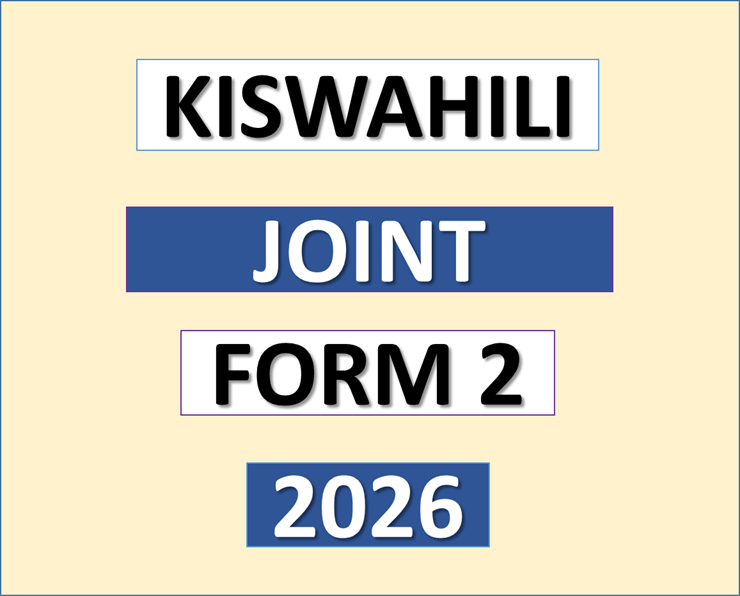 Kiswahili – Solved Exam | Chato Joint | Form Two 2026 | Download Exam with Marking Schemes