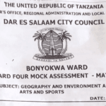 Bonyokwa (Dar Es Salaam) – Standard Four | Mock Exams 2026 – Download All Subjects