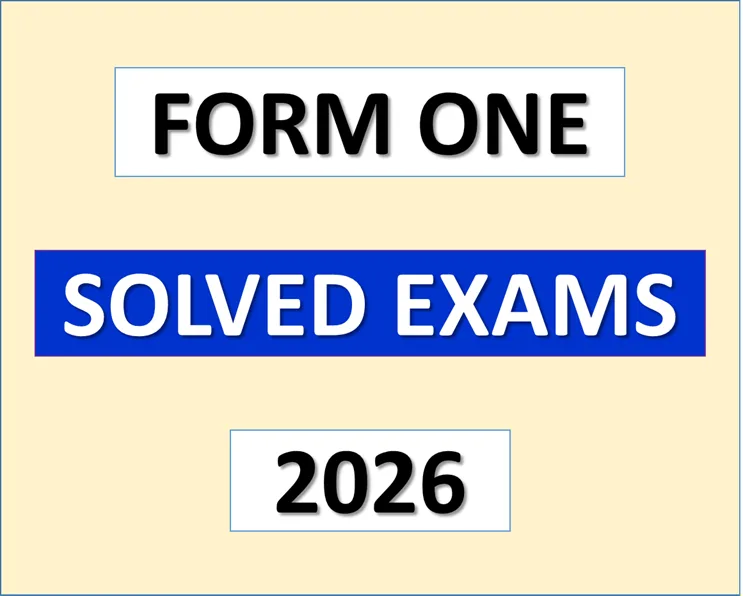 Form One – Exams with Answers – 2026 Download All Subjects (Solved Exams)