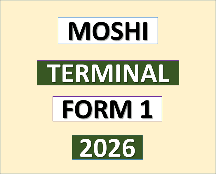 Moshi – Form One | Terminal Exams 2026 | Download All Subjects