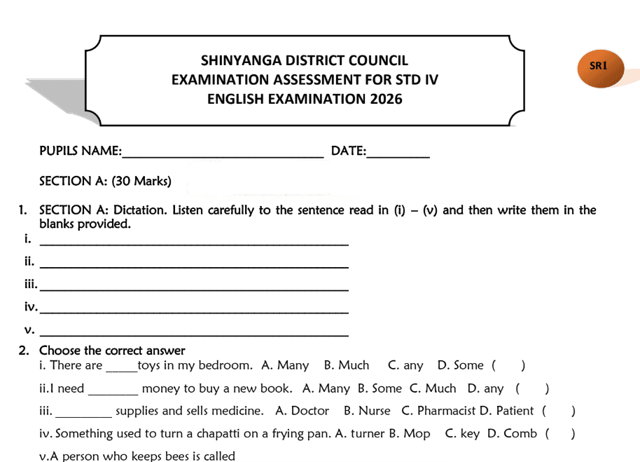 Shinyanga – Mitihani ya Darasa la Nne | Upimaji February 2026 – Download All Subjects