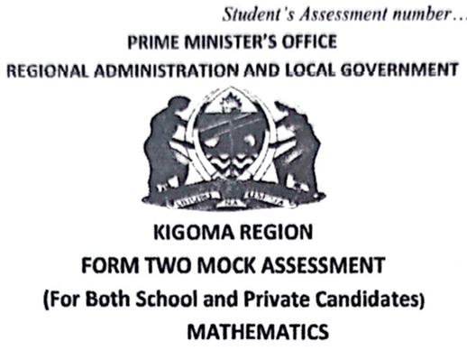 Kigoma – Form Two | Mock Exams 2026 | Download All Subjects