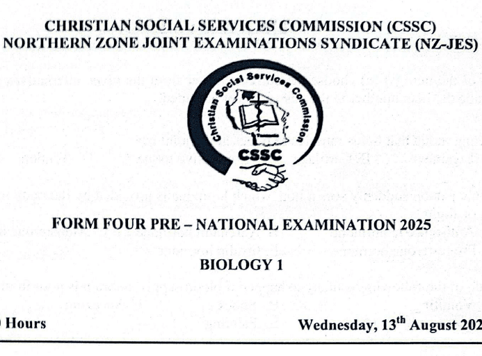 Cssc – Nothern Zone | Form Four | Pre-Necta Exams 2025 | Download All Subjects