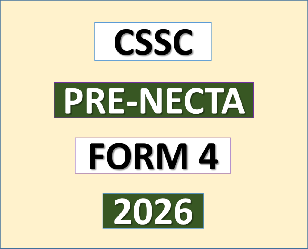 Cssc – Eastern Zone | Form Four | Pre-Necta Exams 2026 | Download All Subjects