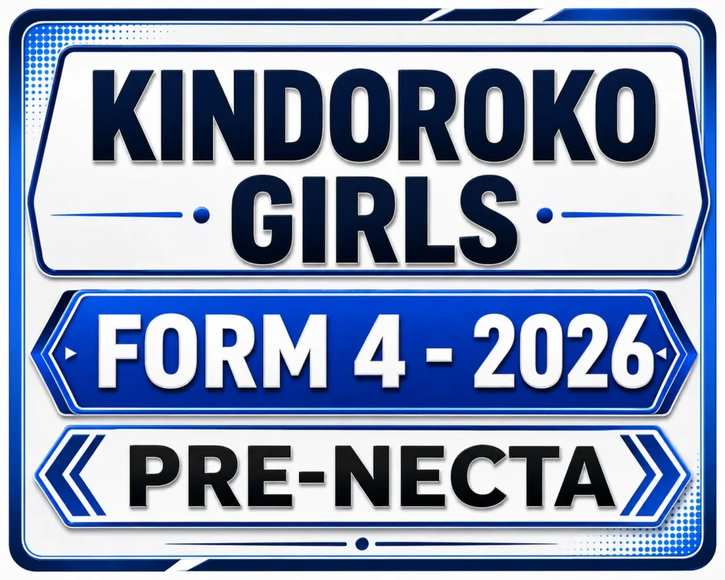Kindoroko Girls | Form Four | Pre-Necta Exams 2026 | Download All Subjects