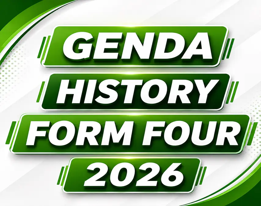 History Exams & Questions | Form Four 2026 | Genda Girls Secondary School – Download All Topics