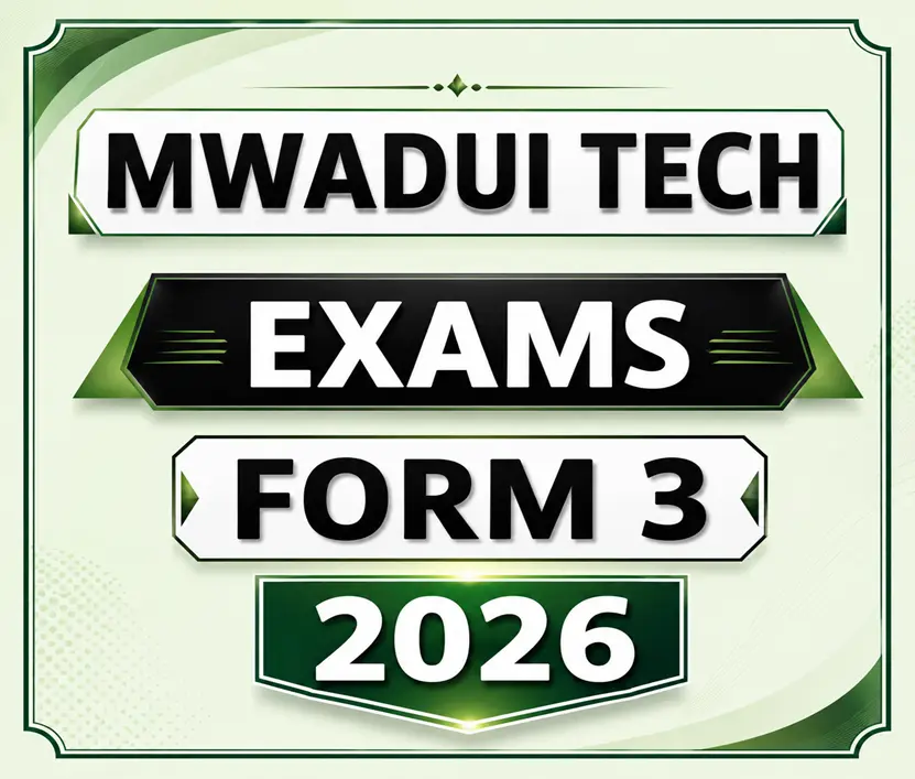 Mwadui Technical – Form Three | Midterm and Terminal Exams 2026 | Download All Subjects