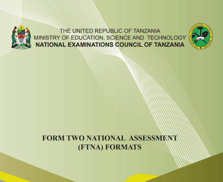 Form Two Format | Necta Exams – FTNA 2026/2027 – Tanzania