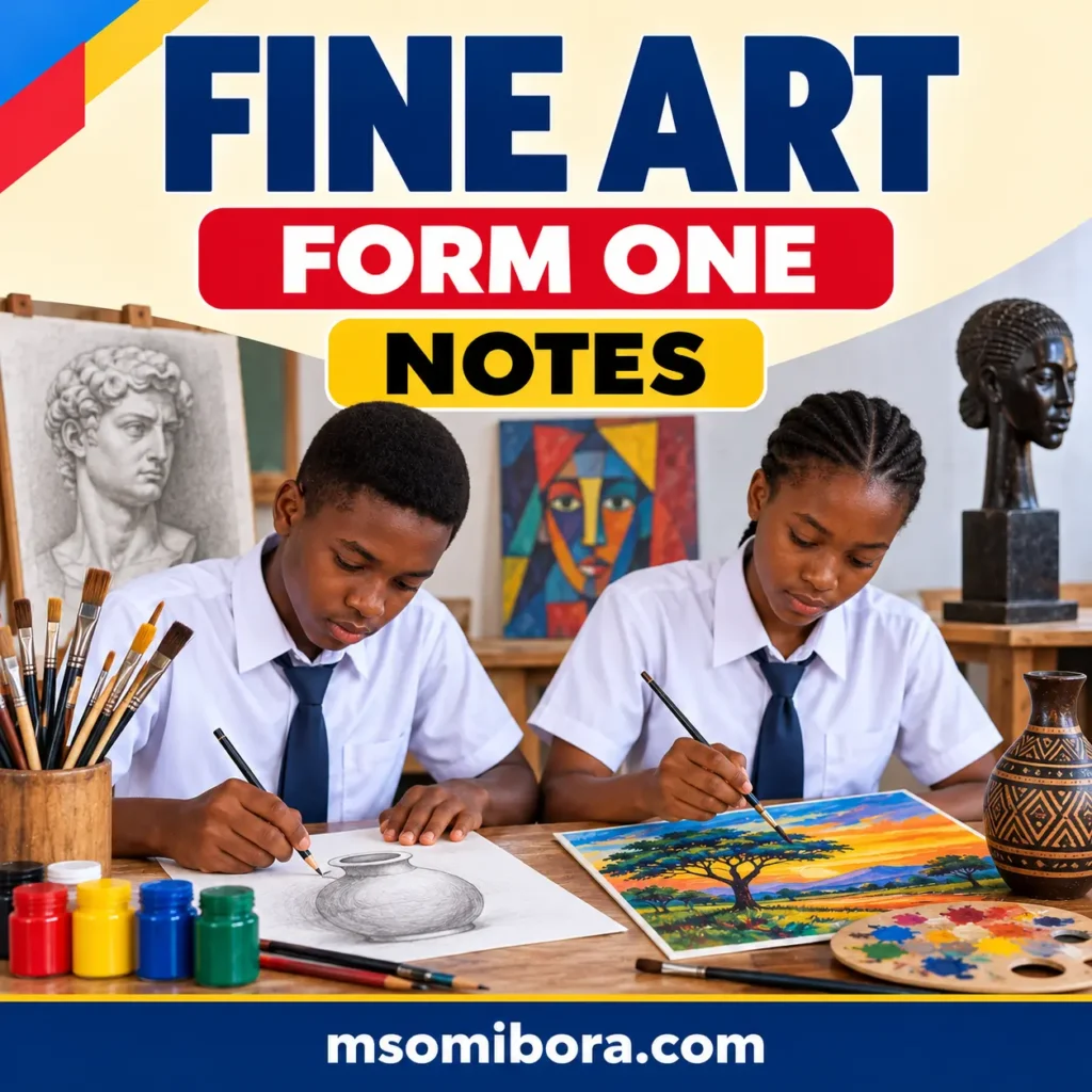 Fine Art for Form One | All Topics | Full Notes