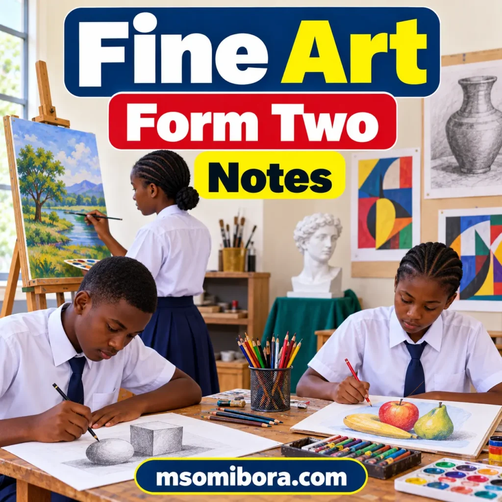 Fine Art for Form Two | All Topics | Full Notes