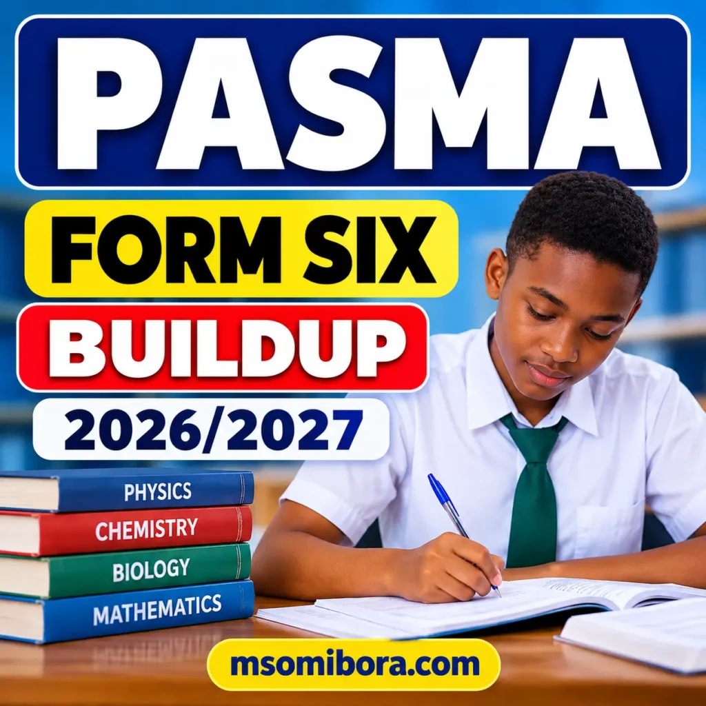 Pasma – Form Six | Buildup Exams – October 2026/2027 | Download All Subjects